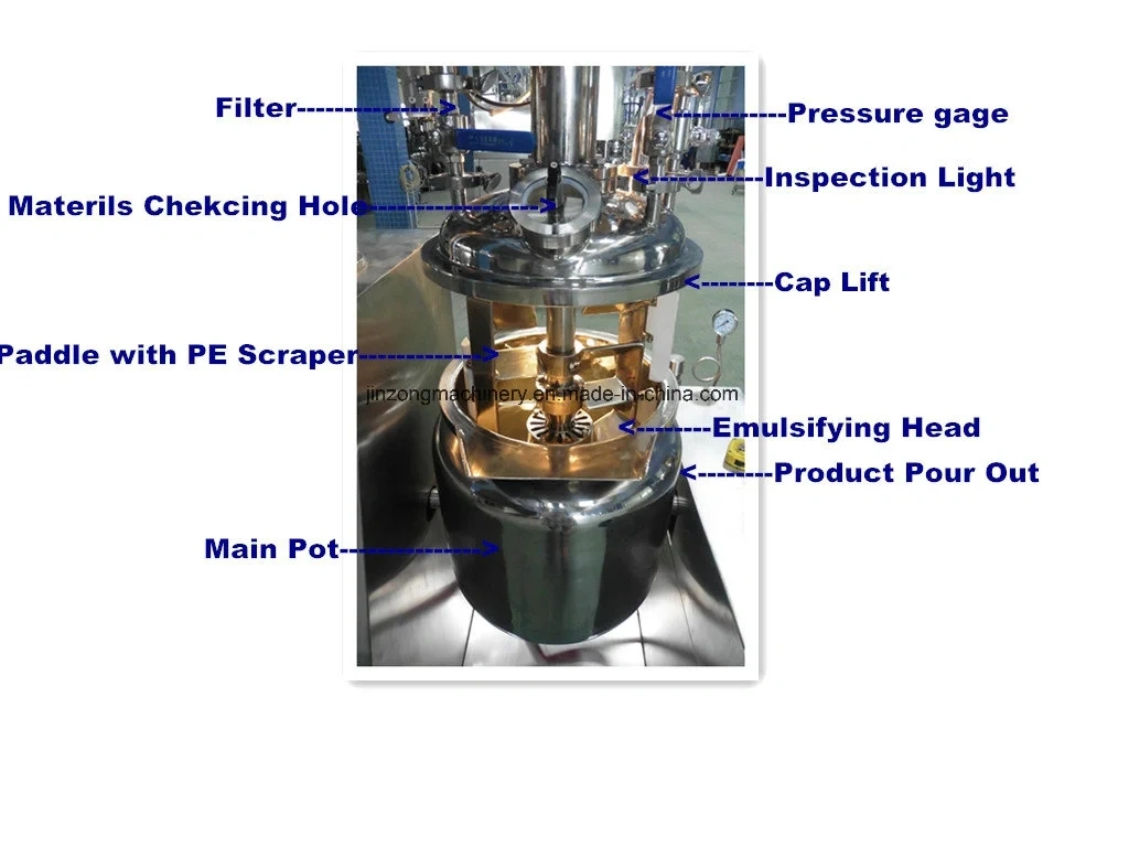 Vacuum Emulsifying Mixer for Mayonnaise Sandwich Sauce Salad Dressing Butterfly