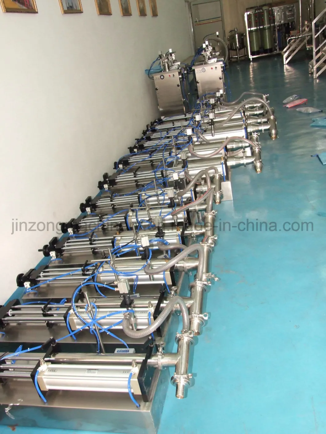 Semi-Automatic Double Heads Liquid Filling Machine