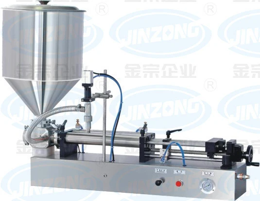 Self-Suction Pneumatic Horizontal Ointment and Liquid Filling Machine 1