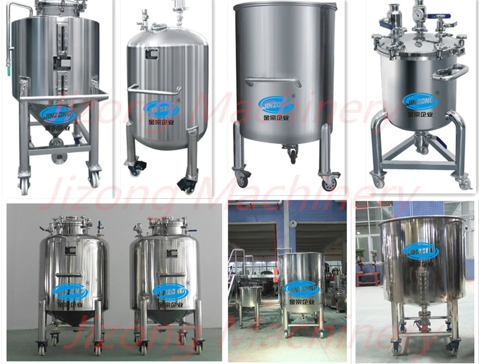 China Ce Approved Stainless Steel Tank Vessel Sanitary Tank