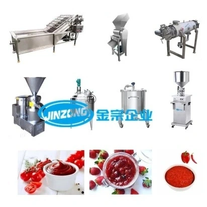 Tomato Paste Ketchup Fruit Paste Making Machine Plant Production Line 1