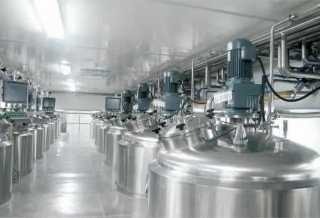 Syrup Mixing Storage Tank Mixer Manufacturing Plant Liquid Equipment