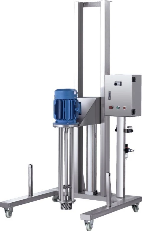 Pneumatic Lift Homogenizer Disperser for Making Cosmetic Products 1
