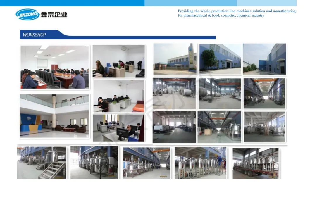 Jinzong Multifunctional Extraction Tank Herbal Extraction Plant Turnkey Project
