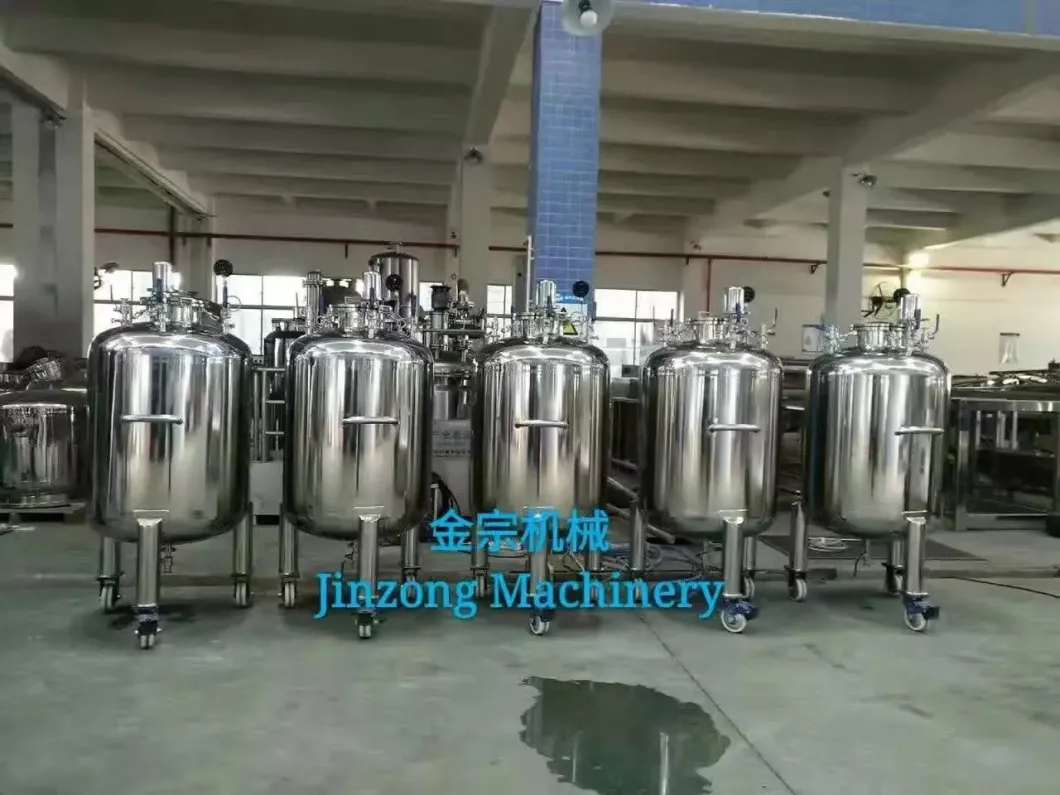 100L - 2000L Vacuum Stainless Steel Inactivation Tank Sterile Storage Tank