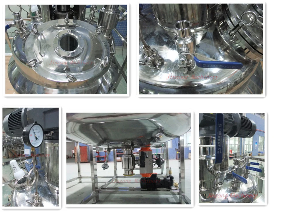 Automatic Ointment Cream Emulsifying Mixing Machine with Homogenizer Manufacturer