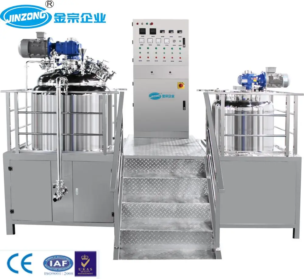 Ointment Cream Mixing Machine Tooth Paste Gel Manufacturing Plant