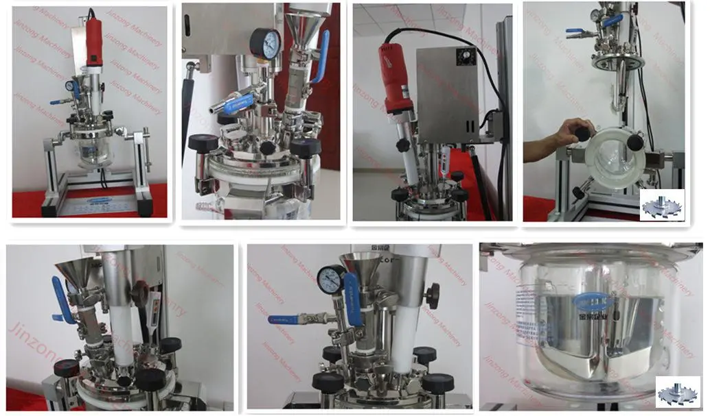 Laboratory Homogenizer Small Emulsifying Mixer for Glass Cup
