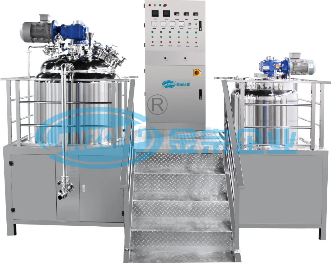 50 Liter to 6000L Vacuum Emulsifying Mixing Tanks for Paste Ointment Making Process 1