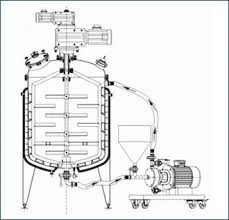 Stainless Steel Mixing Tank with Inline Homogenizer Mayonnaise Manufacturing Plant