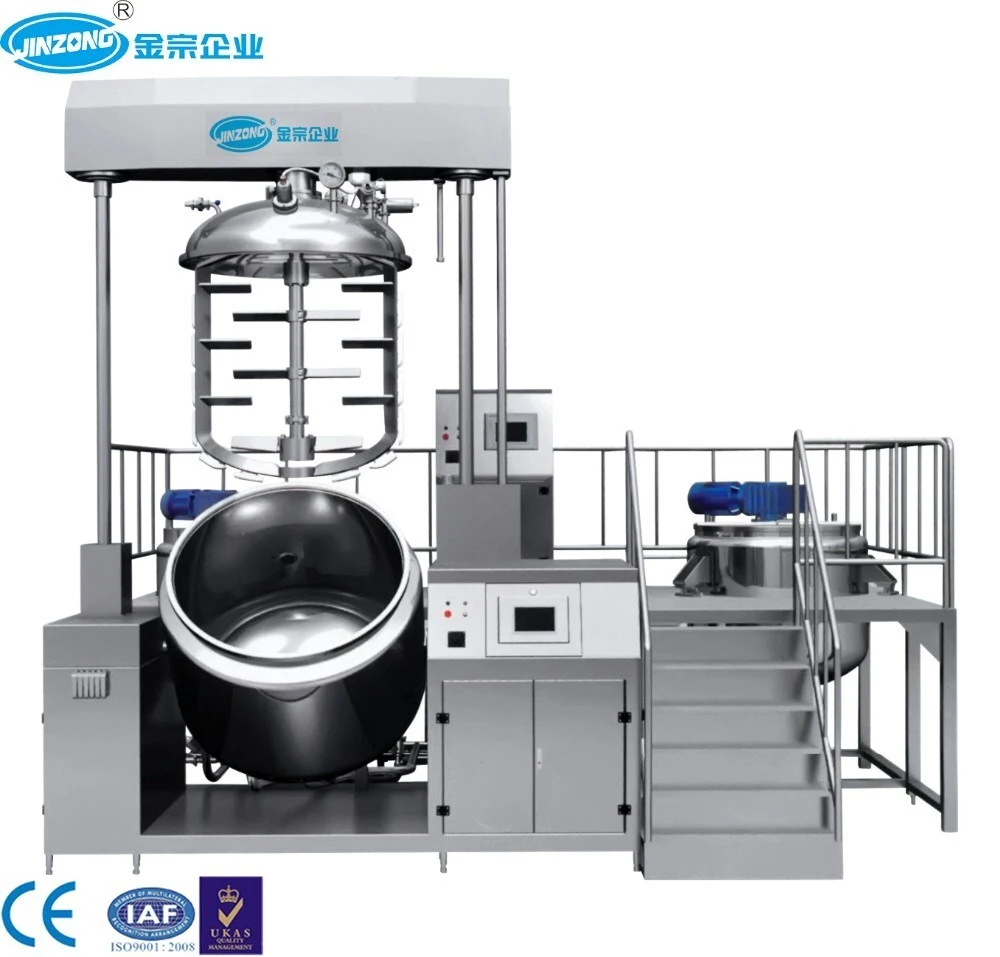 Customized Vacuum Emulsifying Cream Liquid Mixing Machine 1