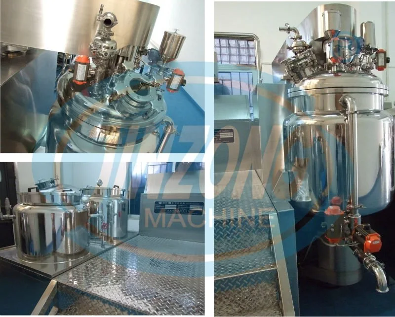 Customized Vacuum Emulsifying Cream Liquid Mixing Machine