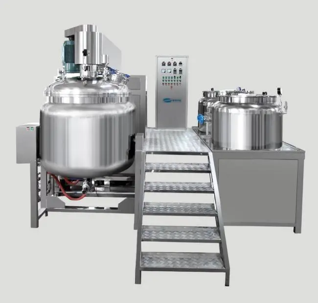 Vacuum Mixer Ointment Cream Gel Skin Care Emulsifying Homogenizer Equipment 1