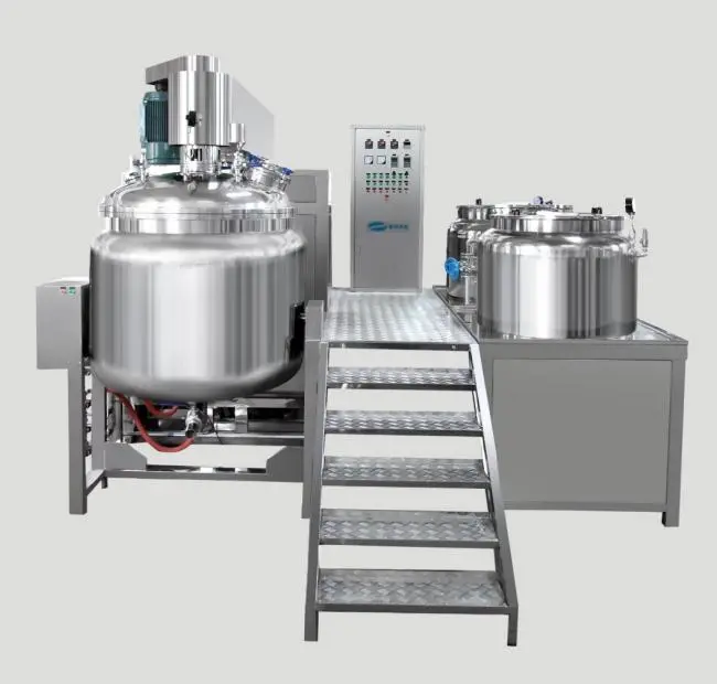 Vacuum Mixer Ointment Cream Gel Skin Care Emulsifying Homogenizer Equipment