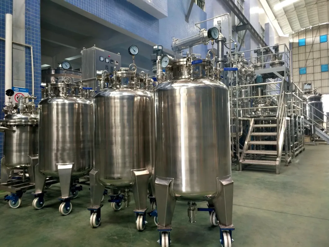 Biological Injection Mobile Tank Storage Tanks Customized Pressure Vessel Insulation Aseptic Storage Tank