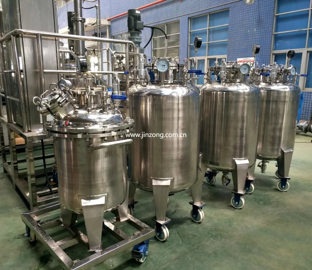 Biological Injection Mobile Tank Storage Tanks Customized Pressure Vessel Insulation Aseptic Storage Tank