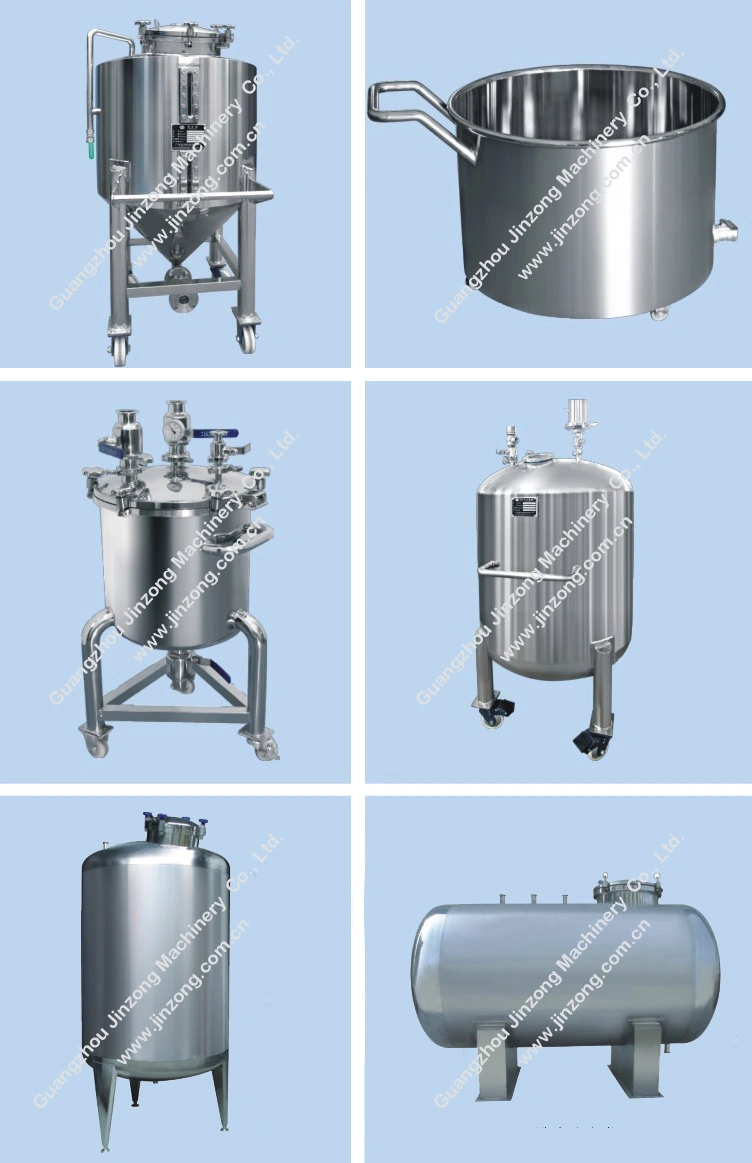 Jinzong Machinery Custom-Made Stainless Steel Health-Class Storage Tank