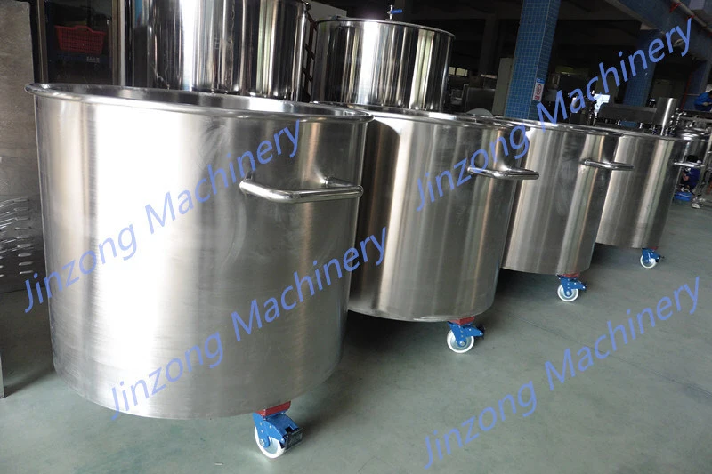 Customized Moveable Stainless Steel Tank with Rolling Wheels 1