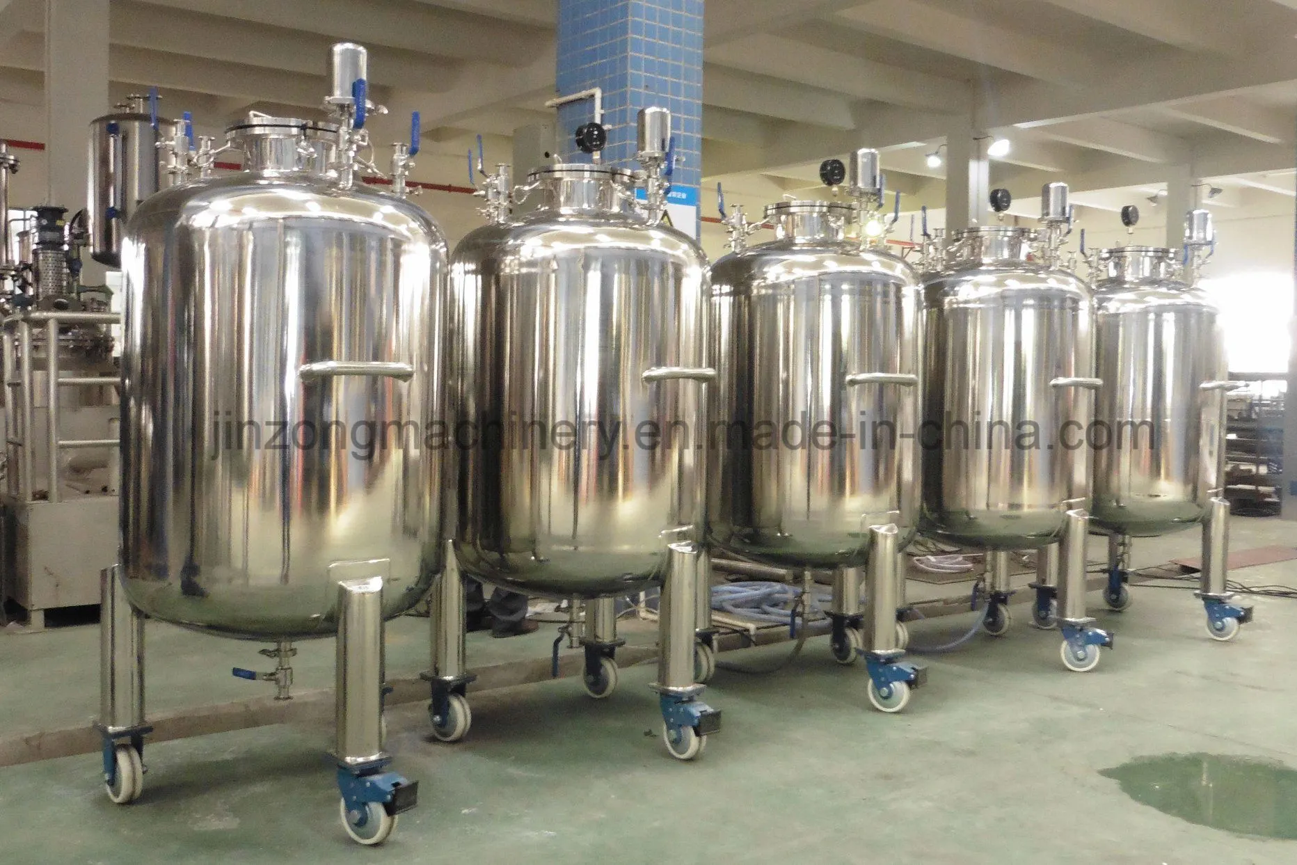 Conical Bottom Sanitary Storage Tank for Food & Pharmaceutical 1