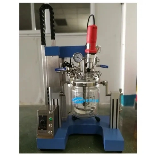 2L Glass Line Laboratory Vacuum Homogenizer Mixer Emulsifying Machine 1