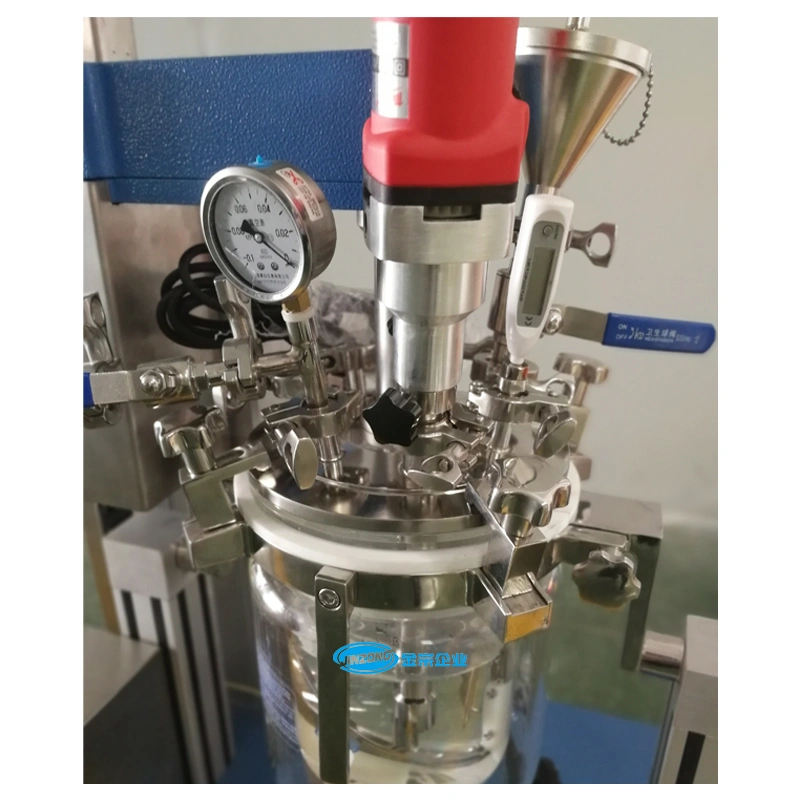 2L Glass Type Laboratory Vacuum Homogenizer Mixer