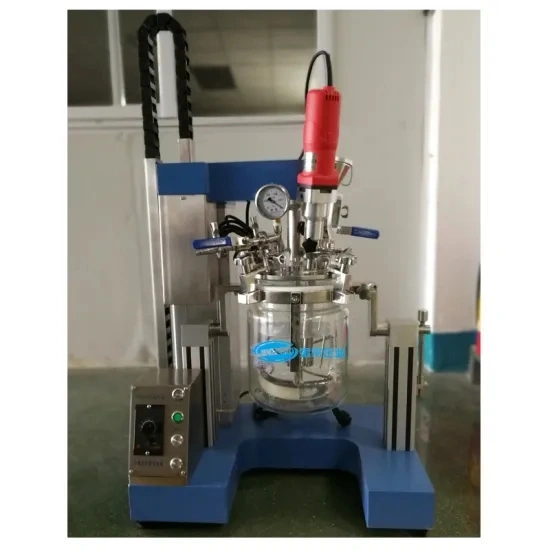 2L Glass Line Laboratory Vacuum Homogenizer Mixer Emulsifying Machine