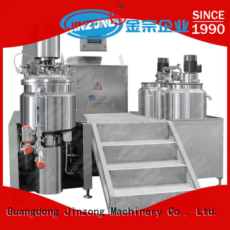 filling vacuum emulsifying mixer laboratory for paint and ink Jinzong Machinery 1