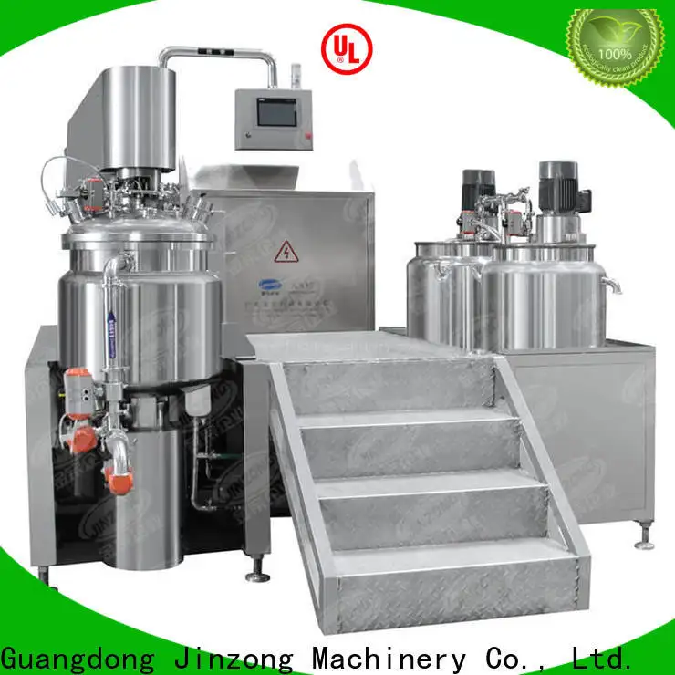 Jinzong Machinery steel vacuum emulsifying mixer factory for food industry 1
