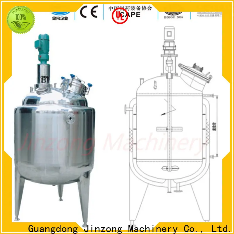 Jinzong Machinery wholesale stainless steel water storage tanks for sale manufacturers for reflux 1