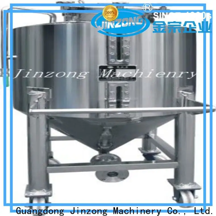 Jinzong Machinery sodium hypochlorite storage tanks suppliers for reaction 1