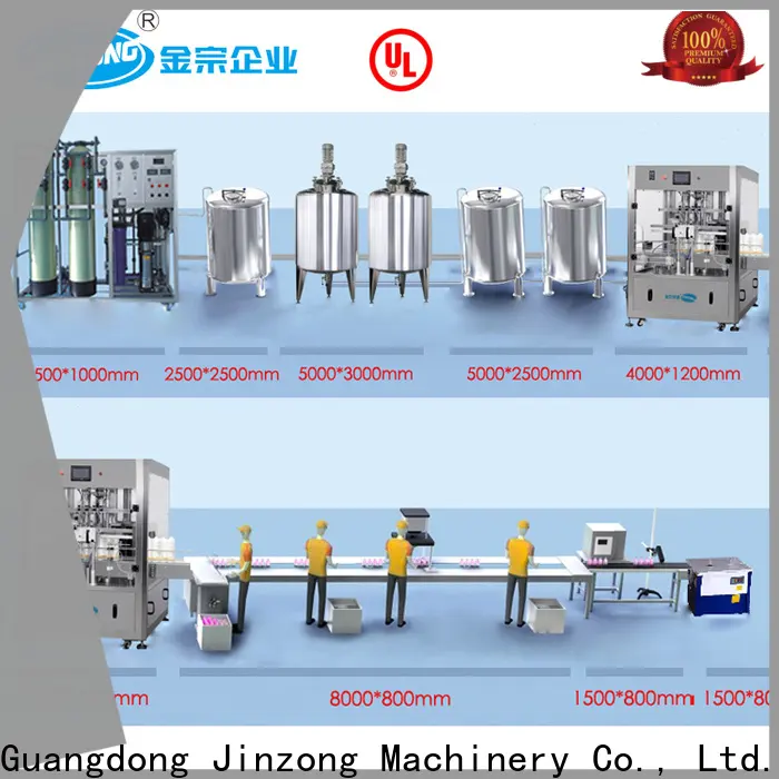 Jinzong Machinery practical liquid detergent production line online for petrochemical industry 1
