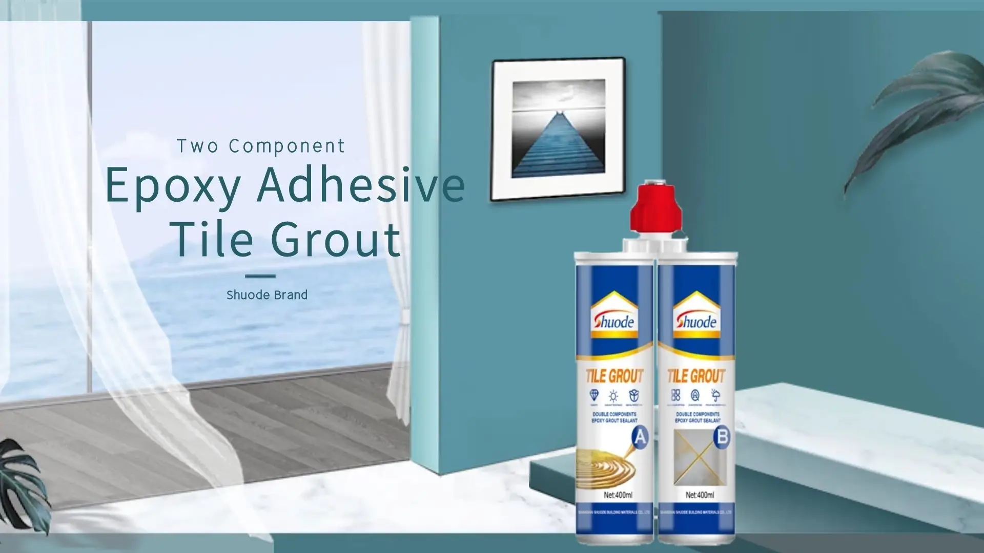 Oferta especial de calidad Lutetium Gold Color Epoxy Grout para la sala de estar de la sala de estar y los huecos de las baldosas de pared 1