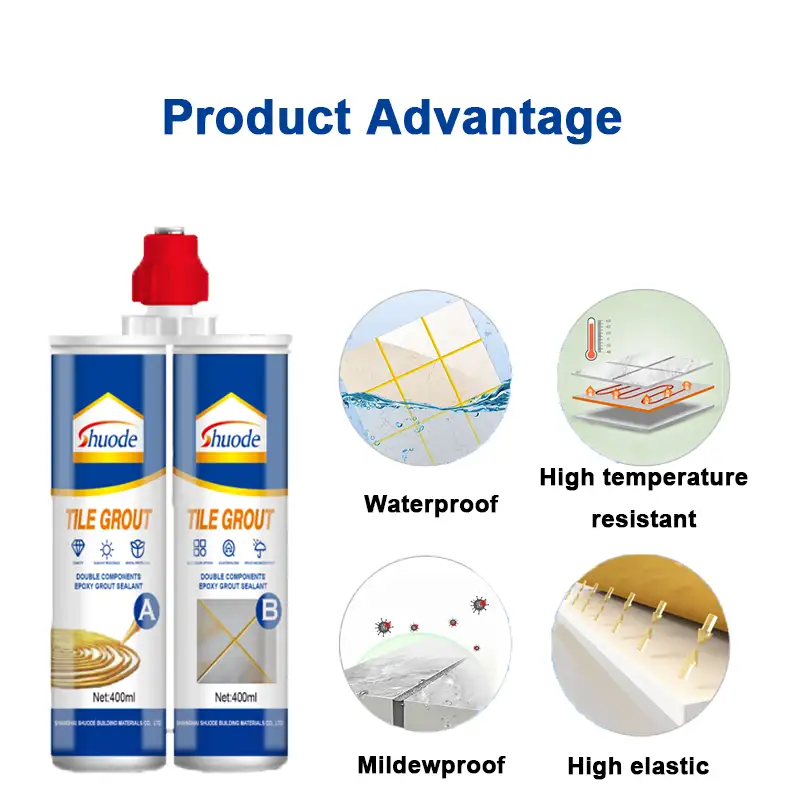 Shuode - Colourful Printer Soler Resin ab 2 izingxenye ze-epoxy ezihamba phambili izinkuni glue epoxy adhesive adhesive ezimbili 4