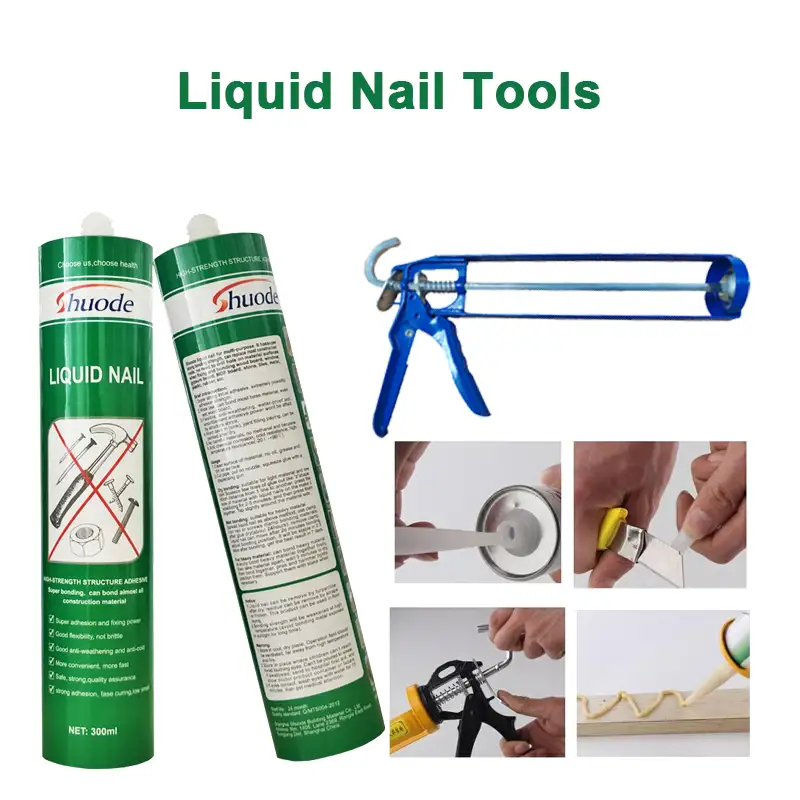 OEM de haute qualité 300 ml Résistance multi-utération Résistance à ongles Liquide Gale libre pour le mur de fond 3