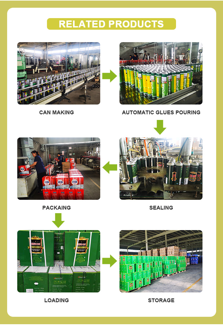 High yield construction insulation filling pu foam with gun and straw type 21