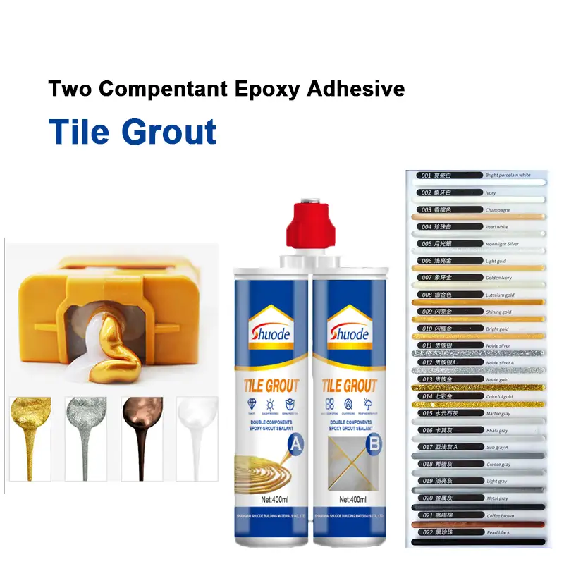 Shuode - Colourful Printer Soler Resin ab 2 izingxenye ze-epoxy ezihamba phambili izinkuni glue epoxy adhesive adhesive ezimbili 2