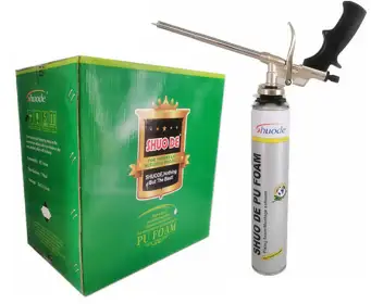 Best Quality Expanding Polyurethane Foam Liquid Spray Insulation With Gun Factory 6