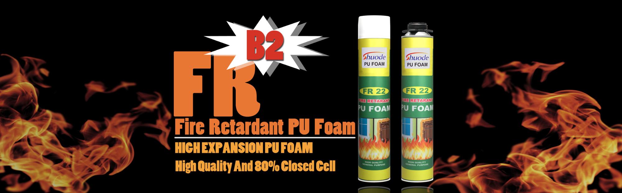 Shuode - مقاوم للحريق متوسع في الرغوة ، PU Foam B2 قابلة للتوسيع PU FOAM 8