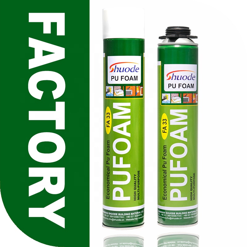 Shuode - مقاوم للحريق متوسع في الرغوة ، PU Foam B2 قابلة للتوسيع PU FOAM 19