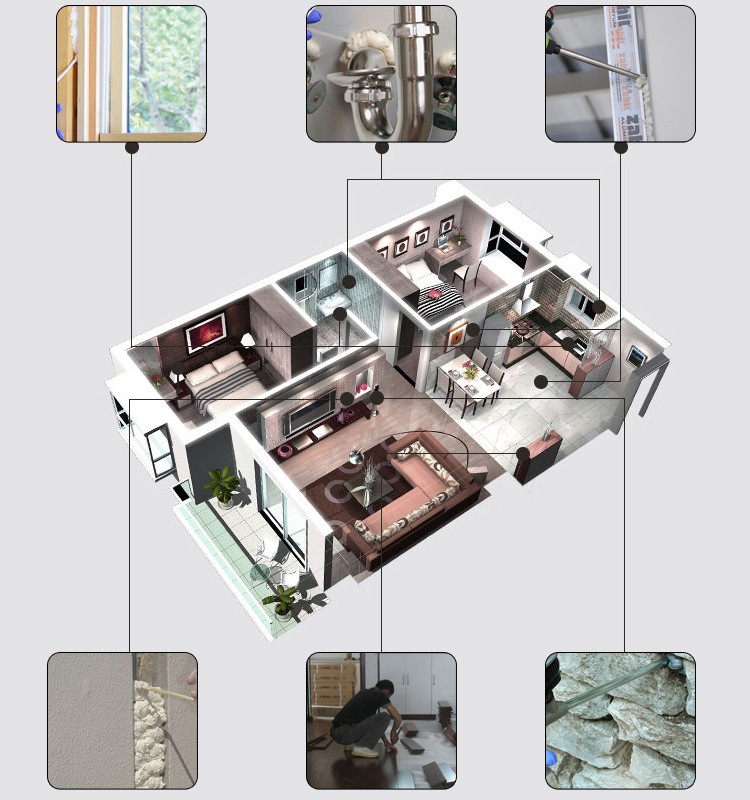 Шуод - Су өткізбейтін спрейлер От-төзімді полиуретанның акустикалық көбік 18