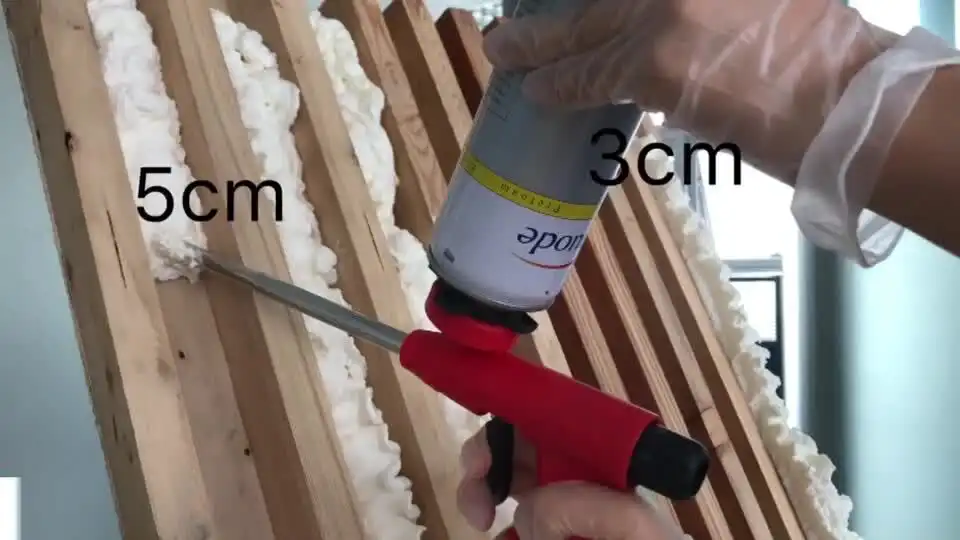 Shuode - 500ml pu foam multipurpose interior expansive foam for sealant roof Expandable Pu Foam 1