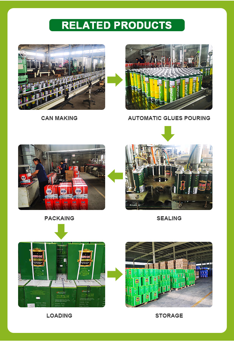 Tubo Style Styer Fazendo Spray Syntético de Adesivo Médico Super 99 para Venda Expandindo Poliuretano de Espuma 45-50 Letra de espuma de Spray 15