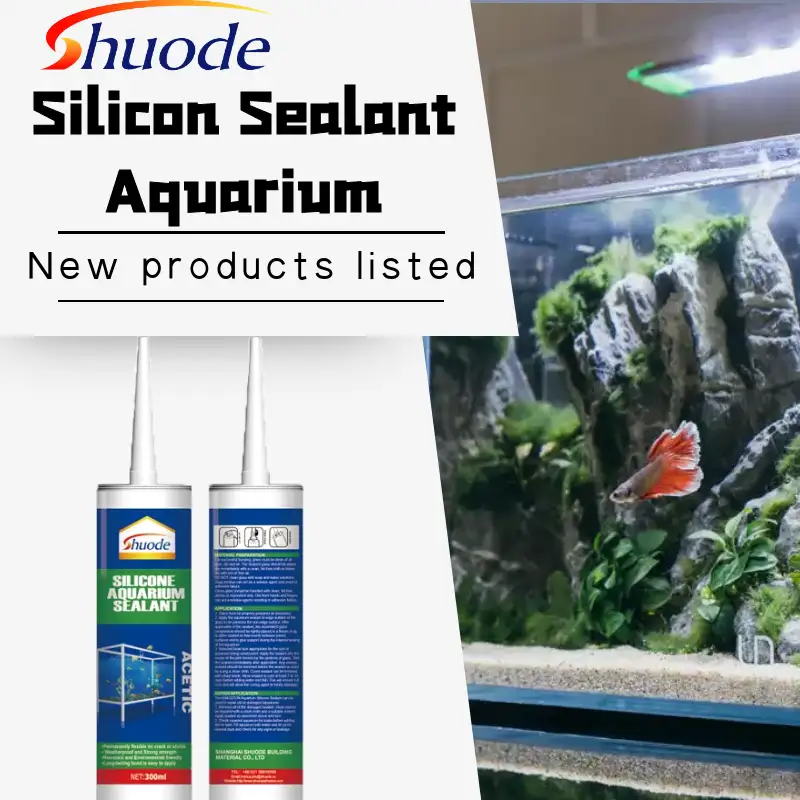 Calidad de alta calidad y impermeable profesional Aquarium Sellicone Sellador Adhesivo de vidrio 1