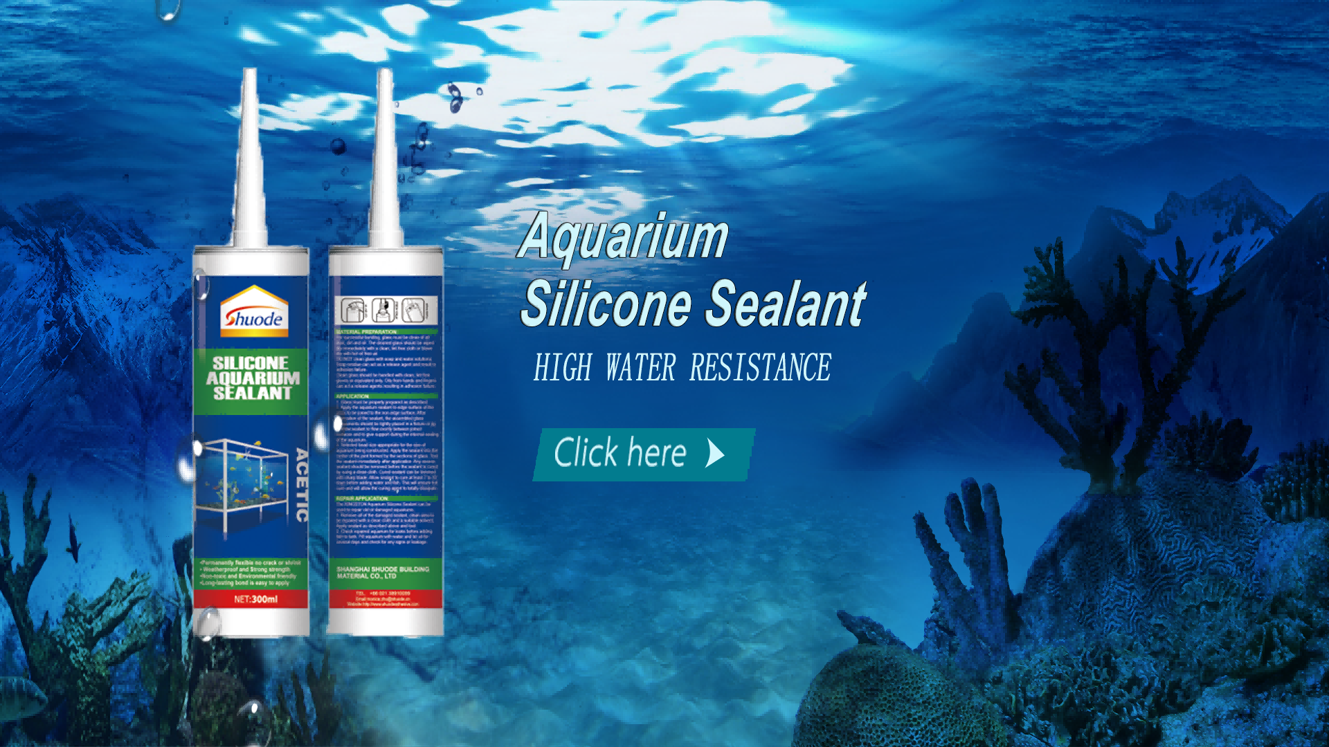 품질 1 개의 구성 요소 300ml 수족관 실런트 실리콘 비 독성 제조업체 | Shuode 8