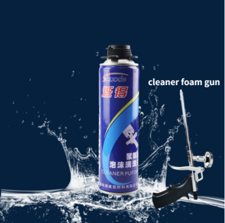 Shuode - Non Staining Drywall Liquid Adhesive Waterproofing Pu Spray Foam Cleaner Foam Cleaner 9