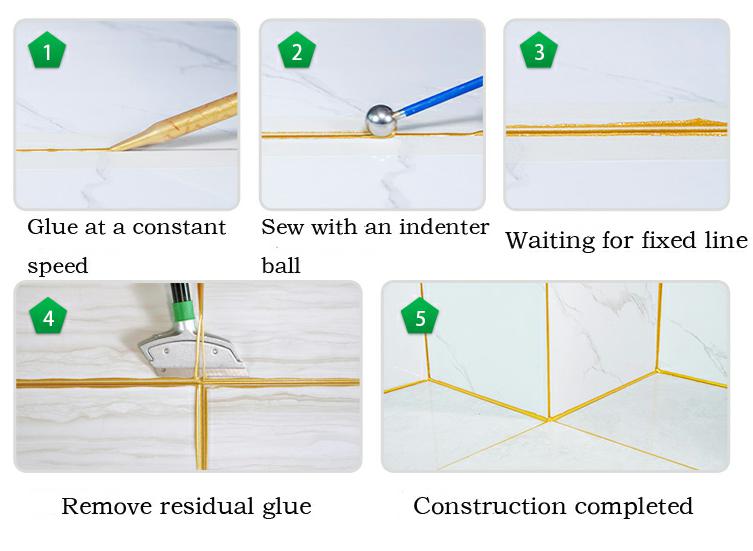 Cartucho de salchicha de 750 g epoxi epoxi resina sellador de silicona estructural pegamento para vidrio 11