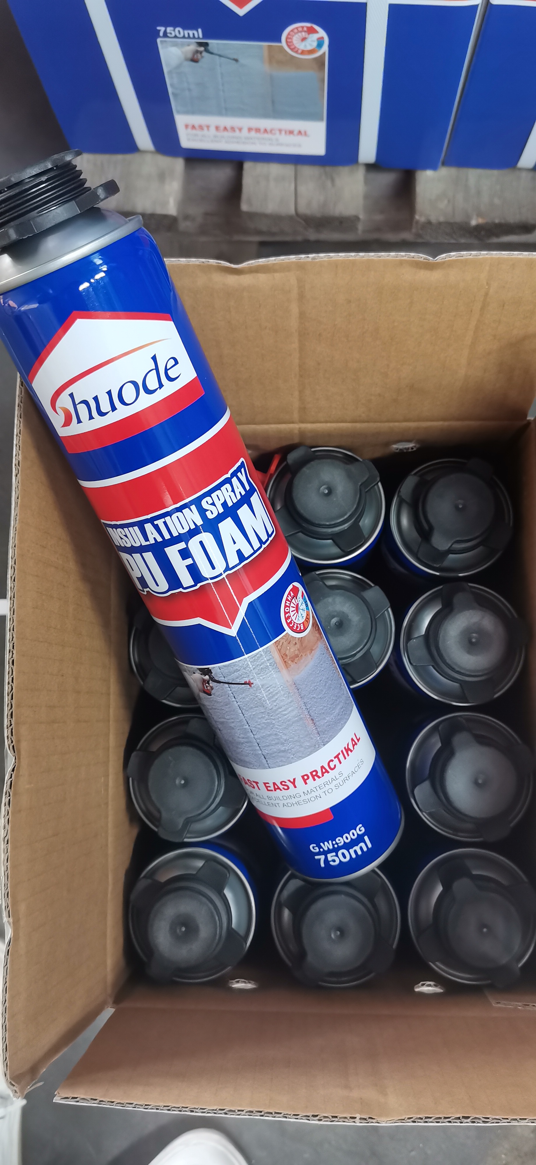 Лучшая изоляция пистолета Shuode Type 750 мл & ACOUSTIC PU SPRAY PU FOAM 11