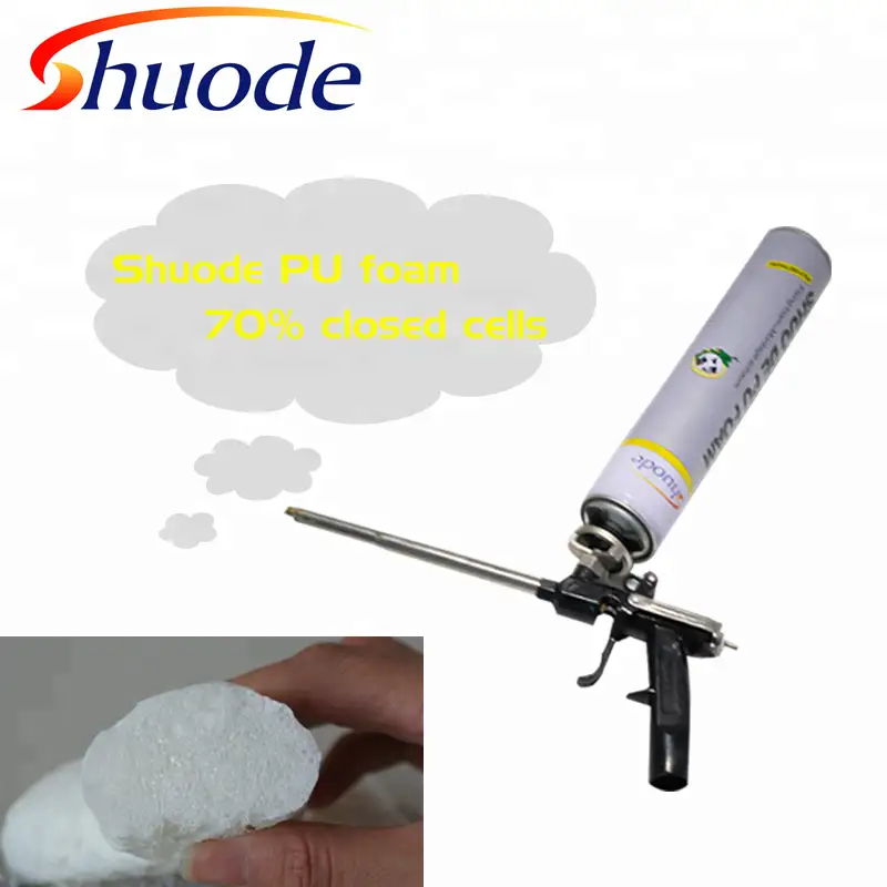 Best Quality Expanding Polyurethane Foam Liquid Spray Insulation With Gun Factory 3