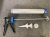 600ml Aluminum Cartridge Tube Nozzle Caulking Gun Silicone Sealant Gun Construction Tools 4