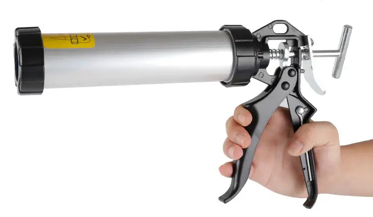 600ml Aluminum Cartridge Tube Nozzle Caulking Gun Silicone Sealant Gun Construction Tools 7
